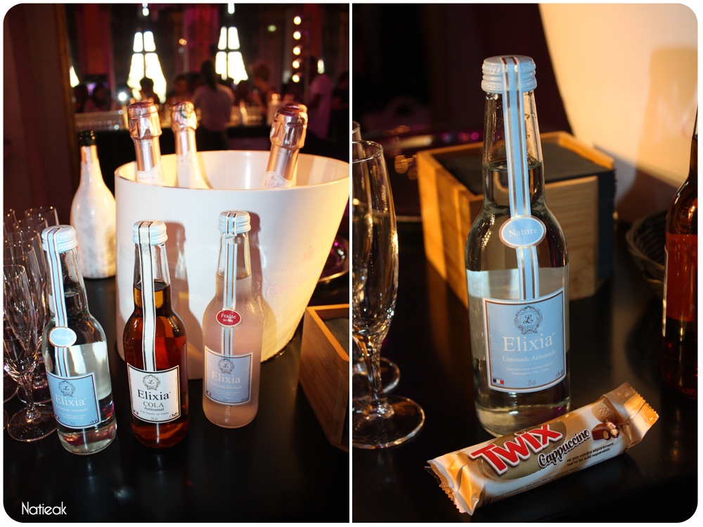 boissons Elixia et barres glacées twinx