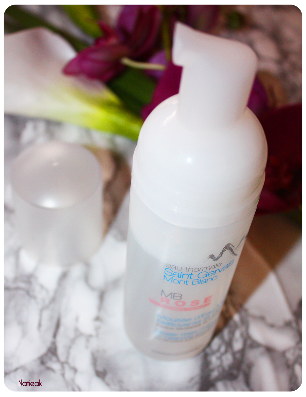 Mousse d'eau Micellaire nettoyante et démaquillante de Saint-Gervais Mont Blanc