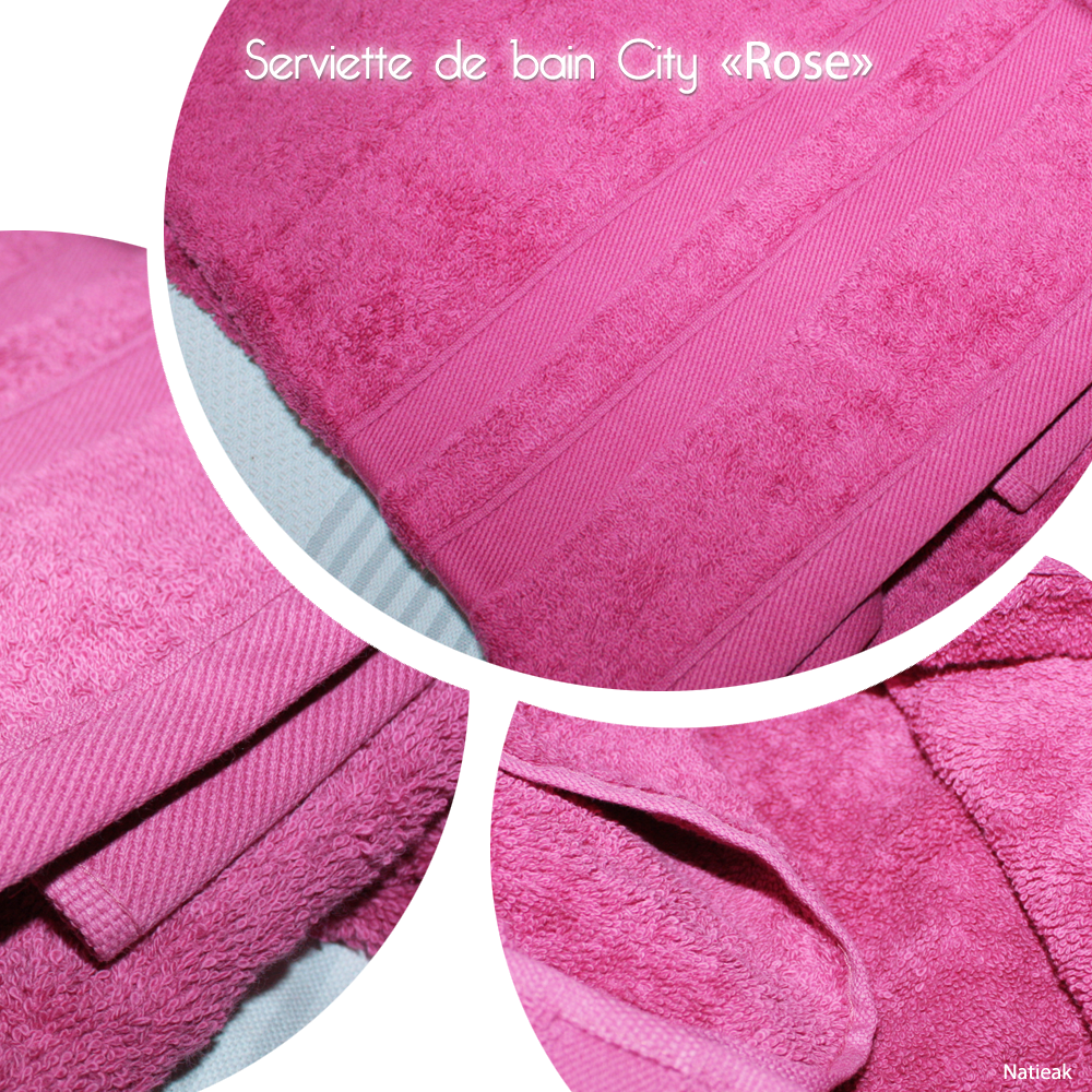 Serviette de bain City Rose de i fil home