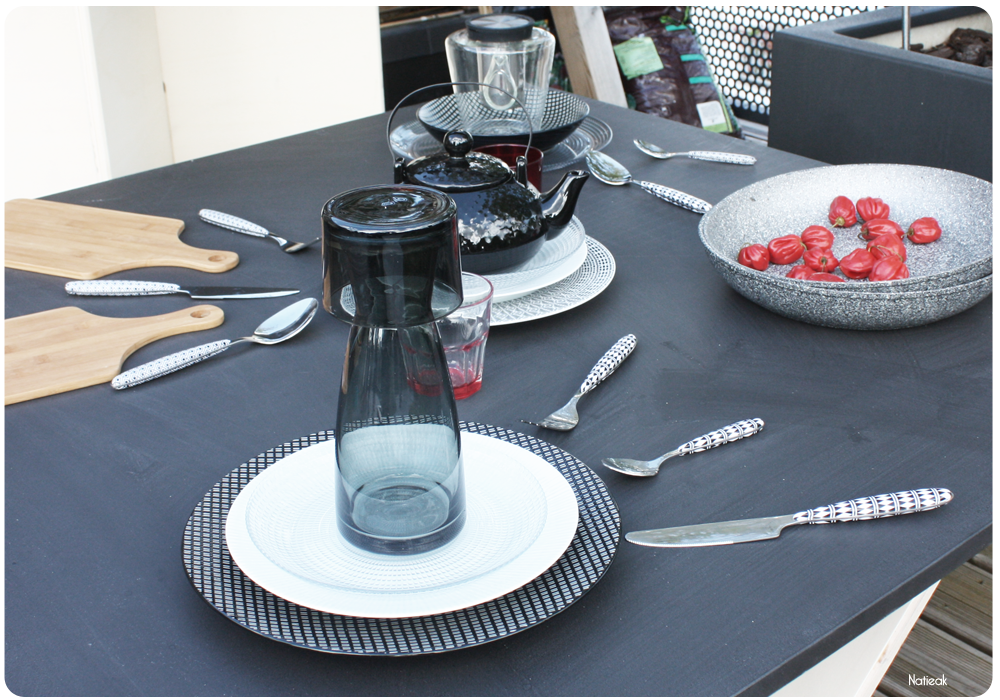 Collection Shiny black, Graphic granit E.Leclerc maison