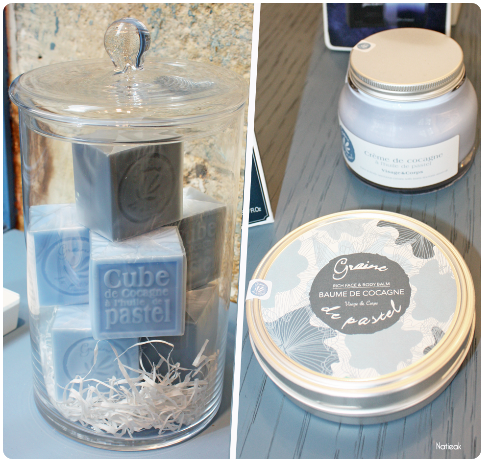 cube de cocagne, baume de Graine de Pastel