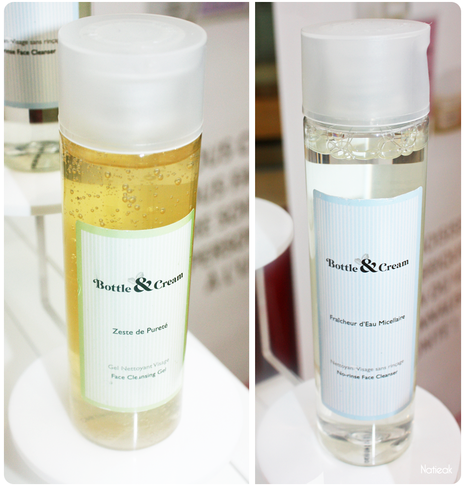 eau micellaire et gel nettoyant visage de Bottle&cream