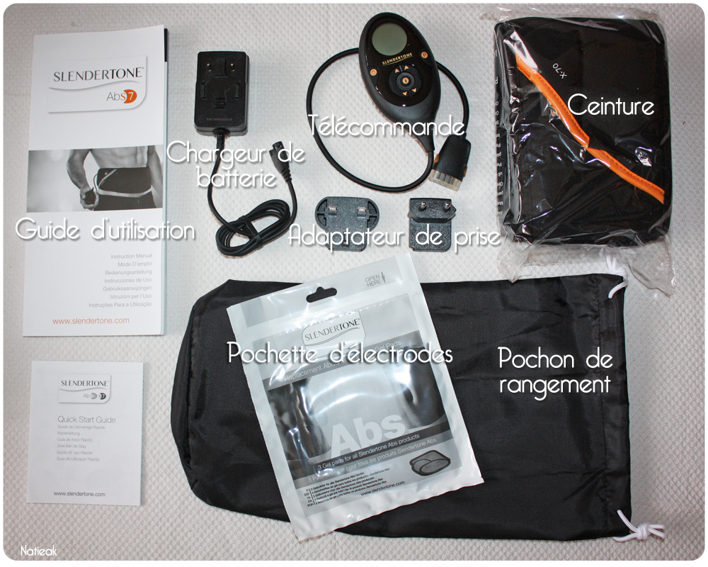 accessoires de la ceinture Abs 7 de Slendertone