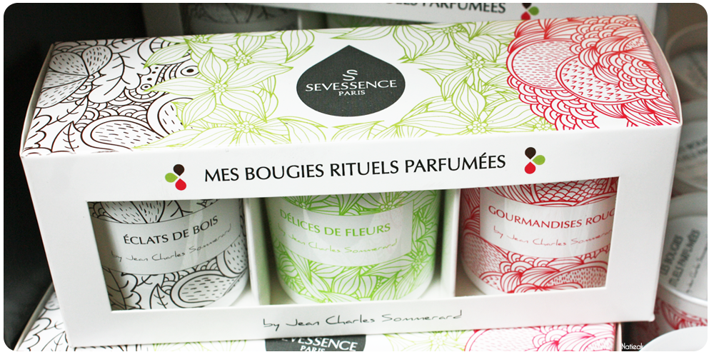 coffret bougies Sevessence de la collection Fine Home Fragrance