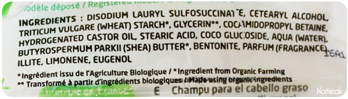 soin lavant capillaire cheveux gras