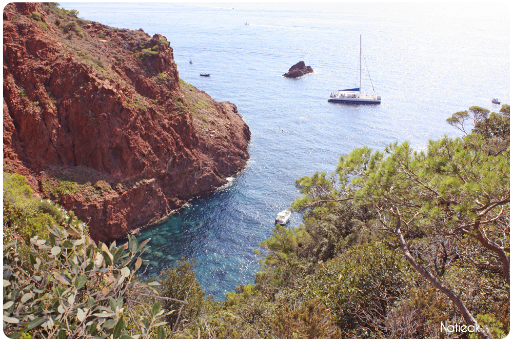 Cap dramont avec vue sur la mer