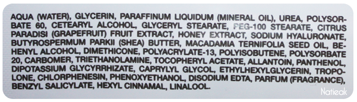 composition du Masque Wrap Hydra-repair mains de Qiriness