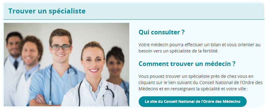 Envie d'un enfant commenttrouver un spécialiste