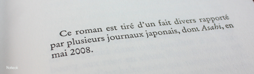 description de l'histoire de Nagasaki d'Eric Faye