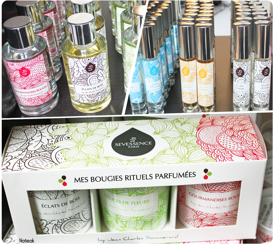 différentes présentation de la collection Fine Home Fragrance de Sevessence