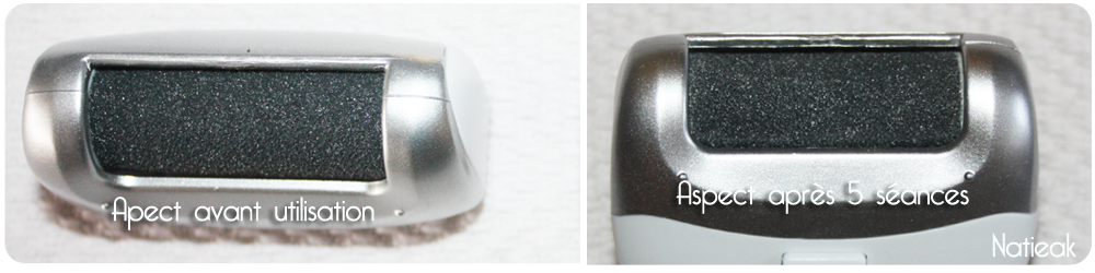 tête roulantes de la ponceuse électrique pour pieds de Beurer