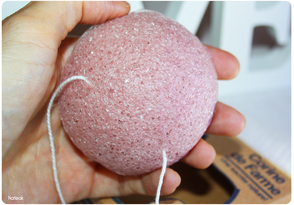 L'éponge Konjac 100% naturelle