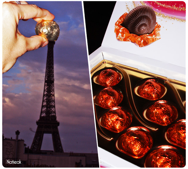 chocolats escargot or et orange