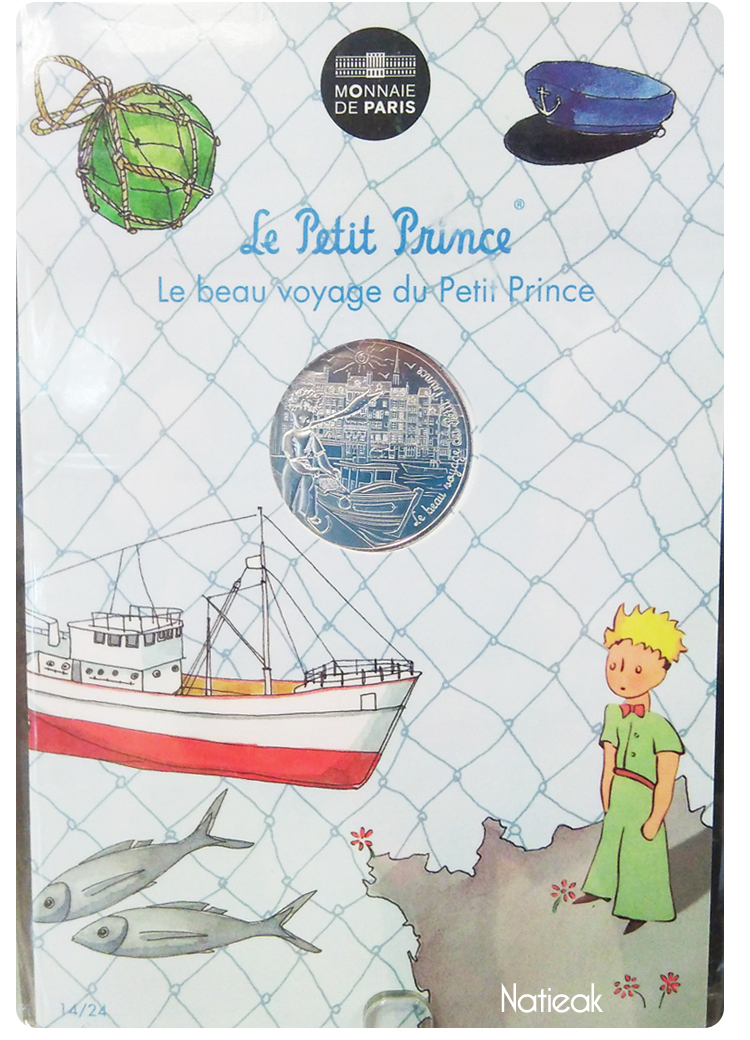 Pièce en argent à 10 euros Le beau voyage du Petit Prince de la monnaie de Paris