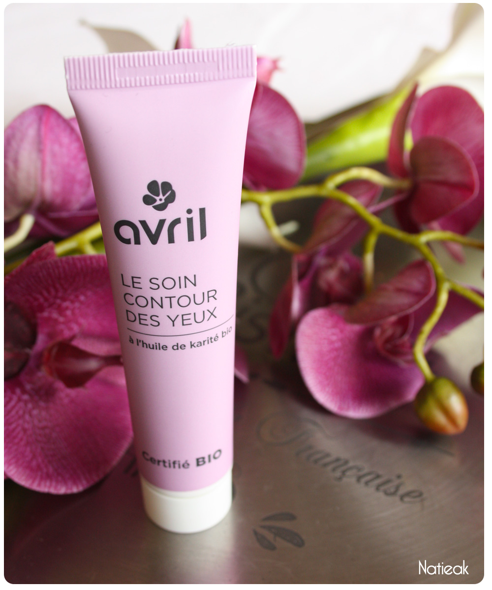 soin contour des yeux commande bio avec Avril