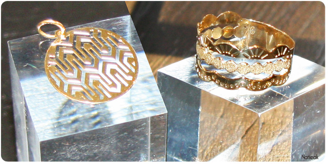 pendentif et bague or jaune du Manège à Bijoux de E.Leclerc