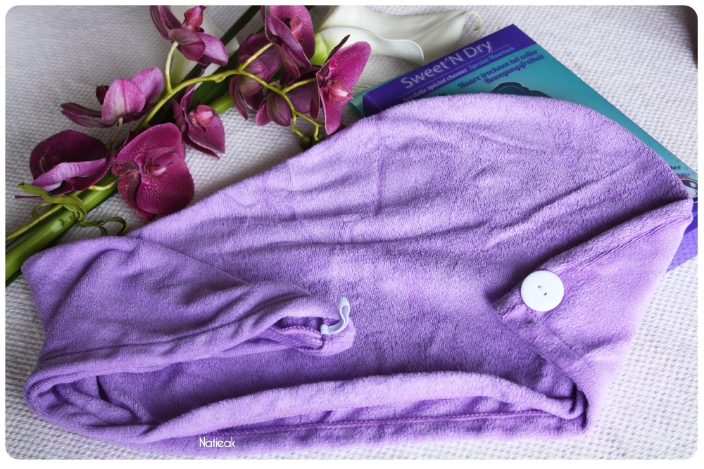 Sweet'nDry, spécificité de la serviette spéciale cheveux