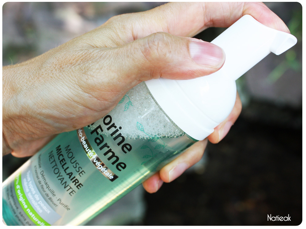 La mousse micellaire nettoyante Corine De Farme