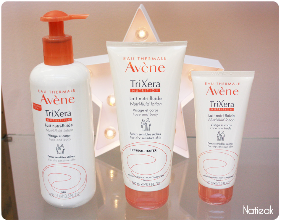 Lait fluide format 400 ml (17 €) 200 ml (15 €) et 100 ml ( 5 € )