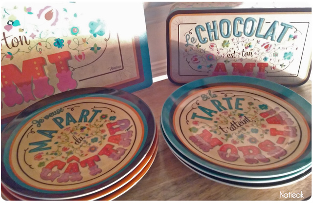 service de table Le chocolat est ton ami