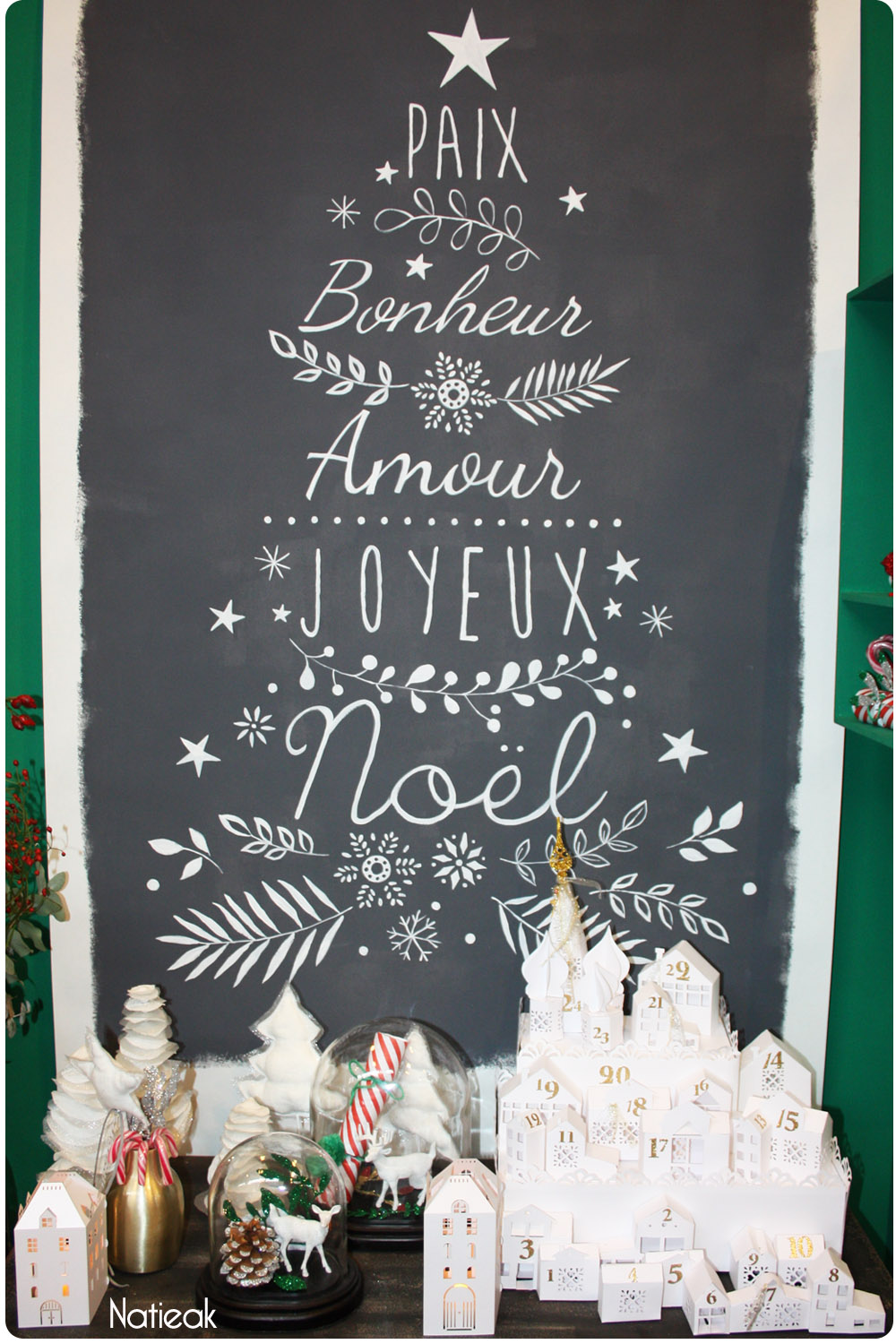 calendrier de l'avent village russe