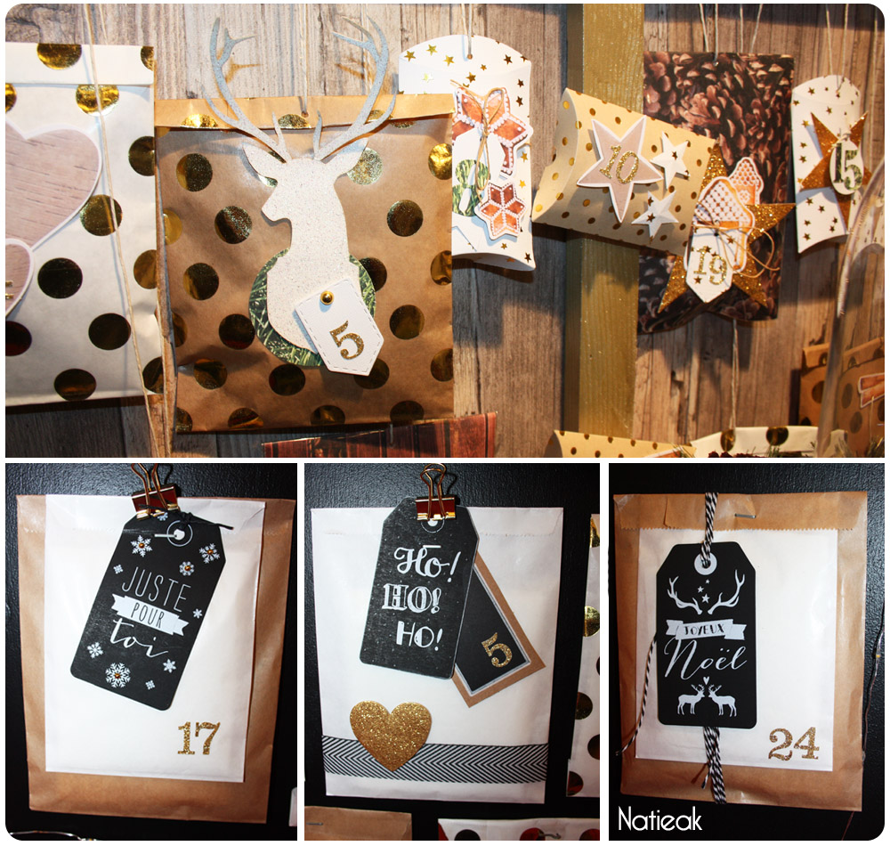 pochette pour le calendrier de l'avent