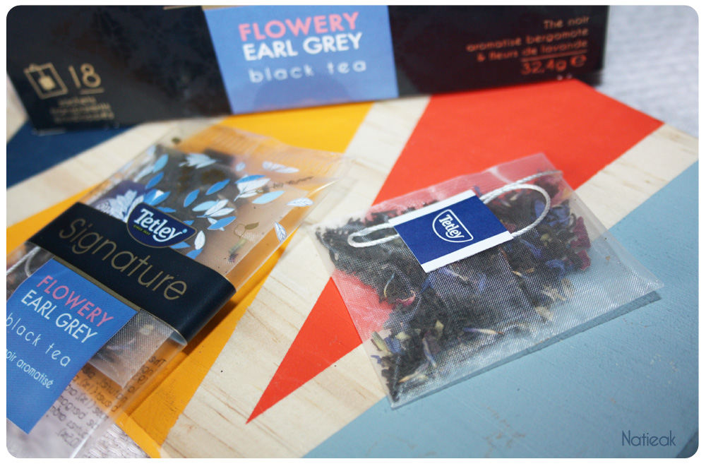 Sachet de thé noir Flowery Earl Grey de Tetley