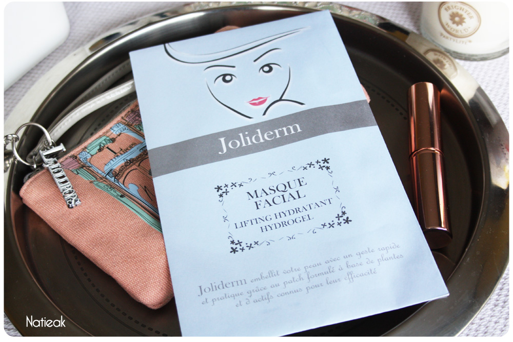 Masque Facial Lifting hydratant hydrogel de Joliderm