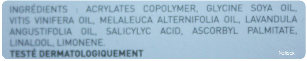 composition Patchs peaux tendance acnéique