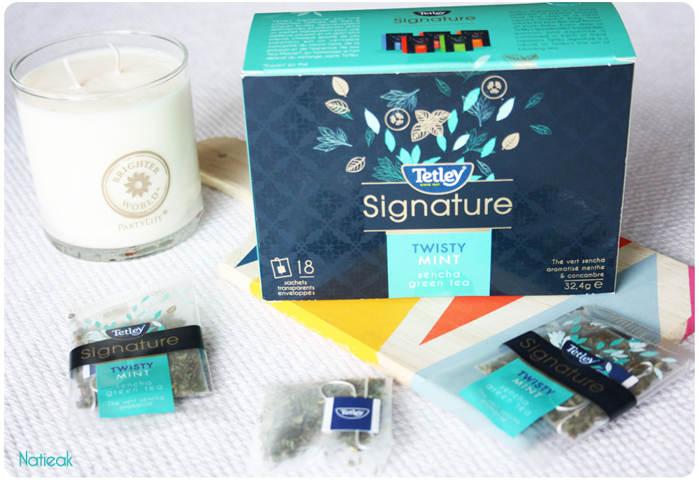 Tetley signature Thé vert Twisty Mint