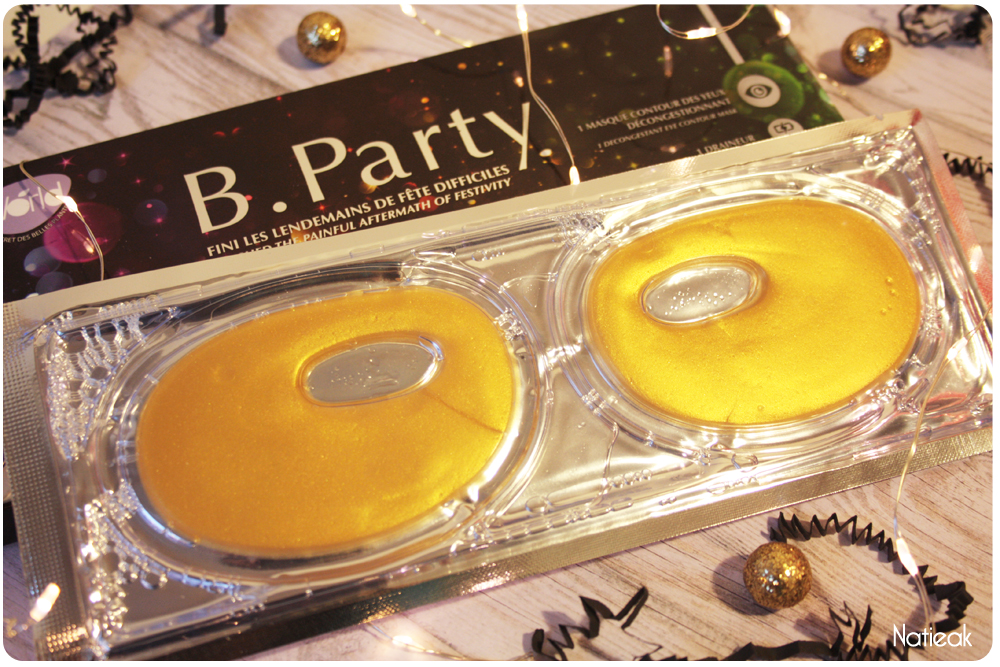 Masque contour des yeux décongestionnant de B.Party de Diet World