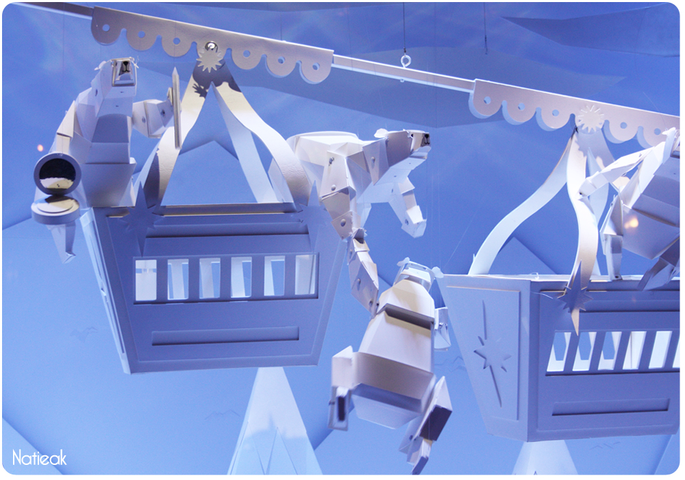 les vitrines de Noël de Lorenzo Papace aux Galeries Lafayette