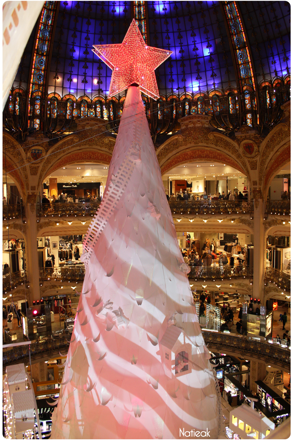 Sapin de Noël Galeries Lafayette 