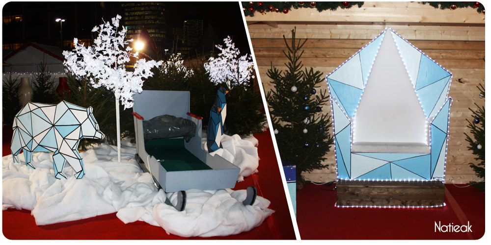 point photo du marché de Noël de la défense