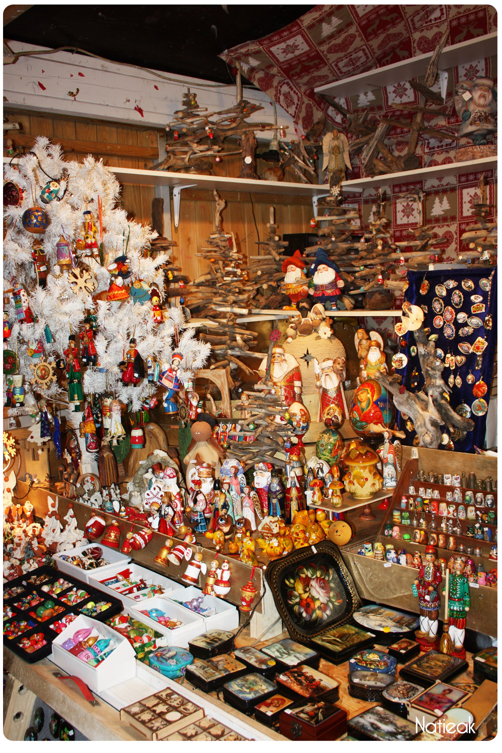 décoration russe du marché de Noël de la Défense