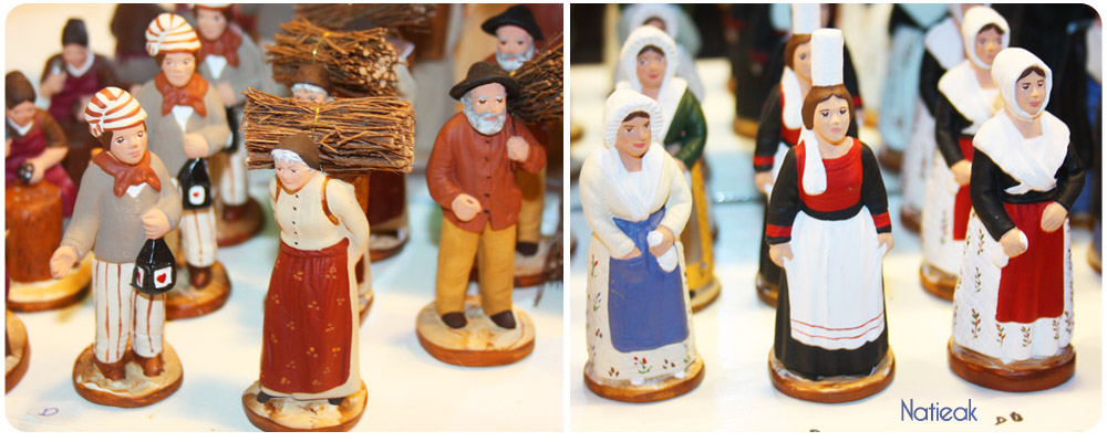 Les Santons de Noël au marché de Noël de la Défense