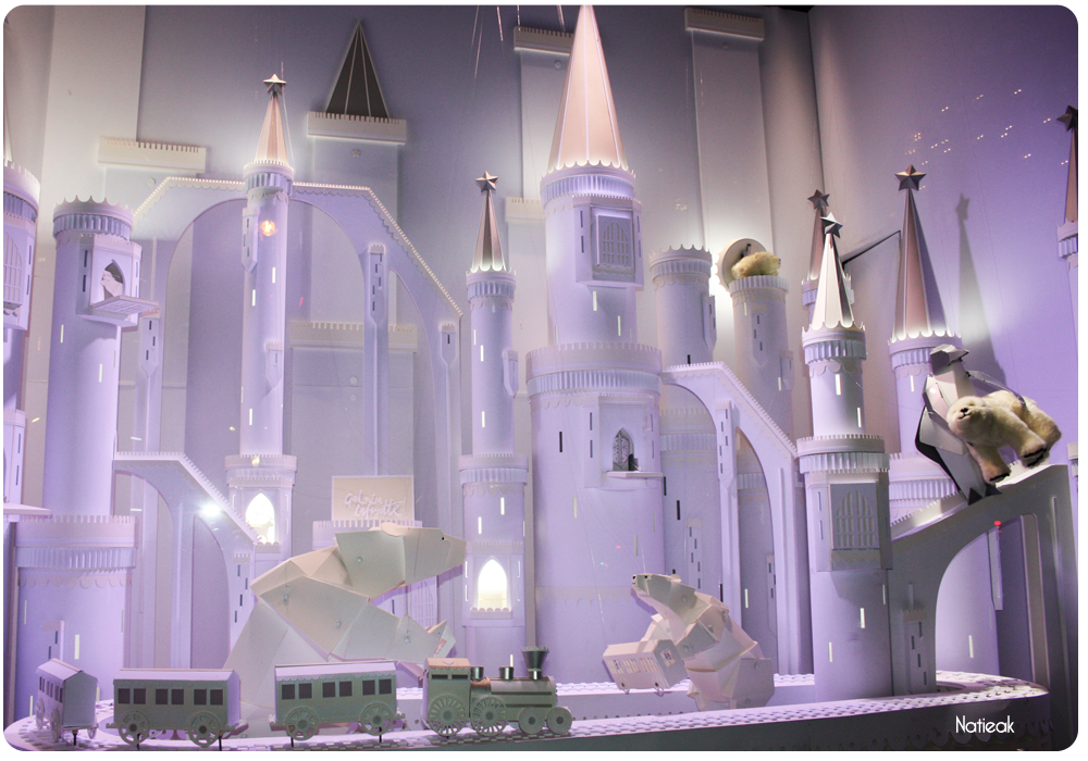 les vitrines de Noël Lorenzo Papace aux Galeries Lafayette