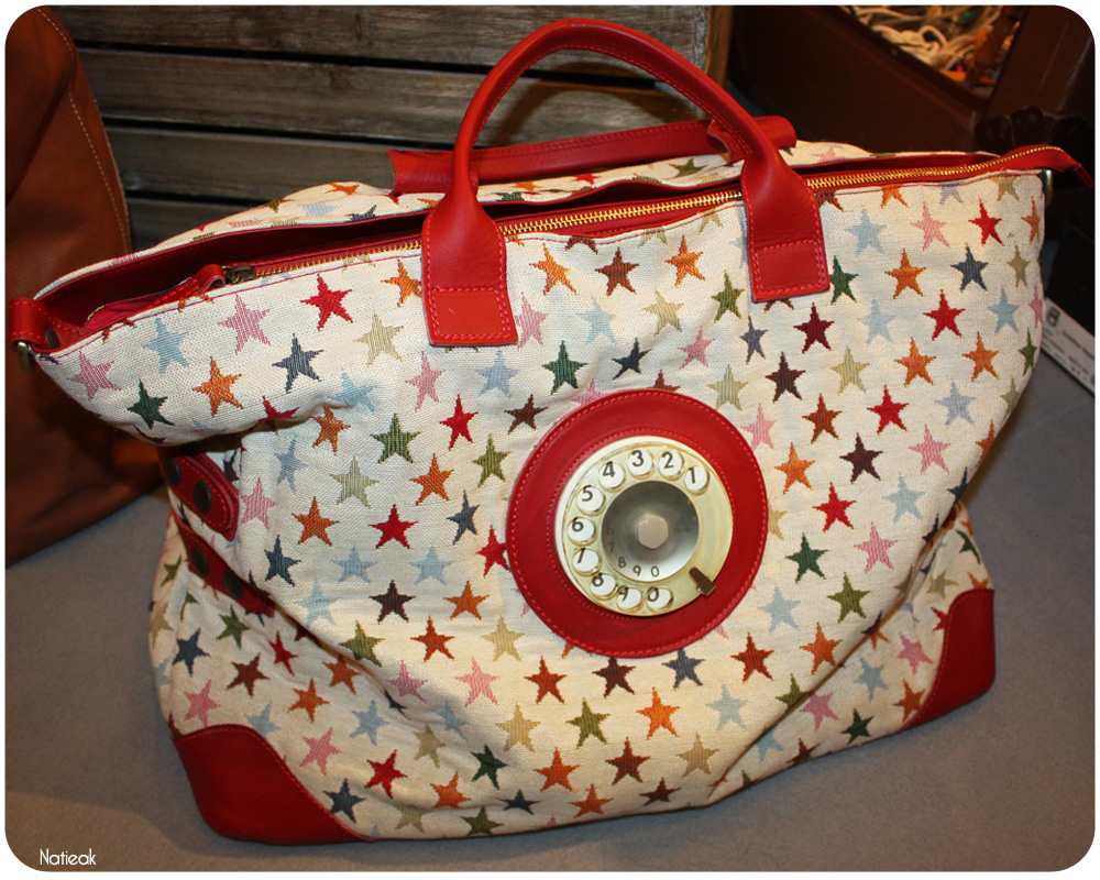 Sac cabas telephone vintage 