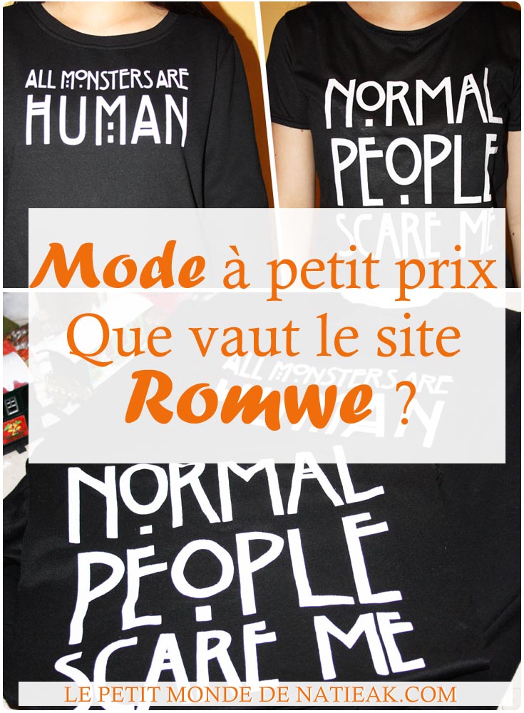 Avis sur le site mode Romwe