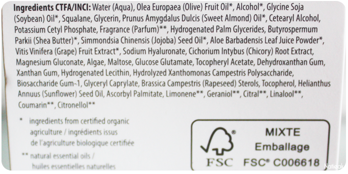 crème de nuit Lavera