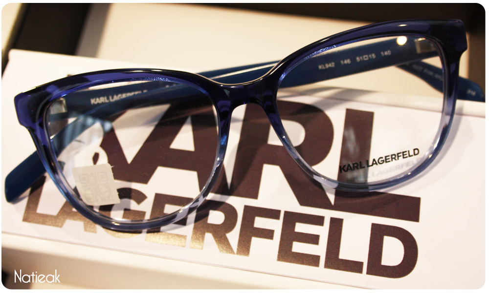 Modèle optique de Karl Lagerfeld