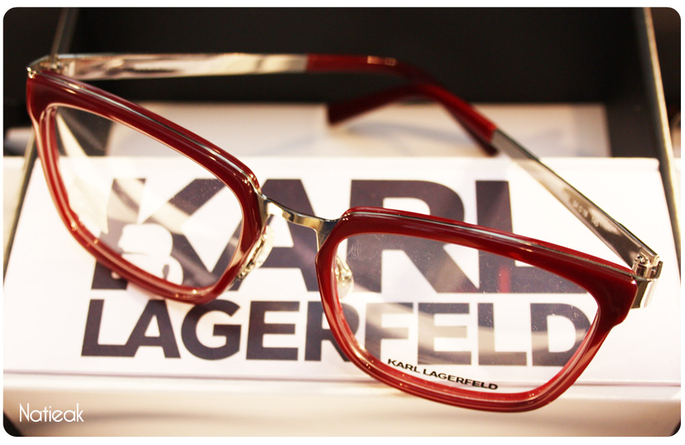 Modèle optique de Karl Lagerfeld