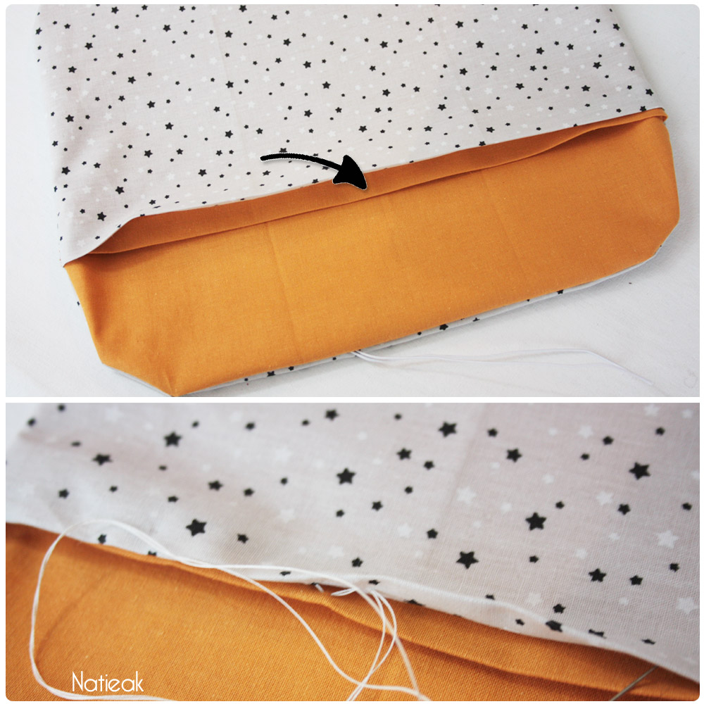 Coudre une pochette doublée