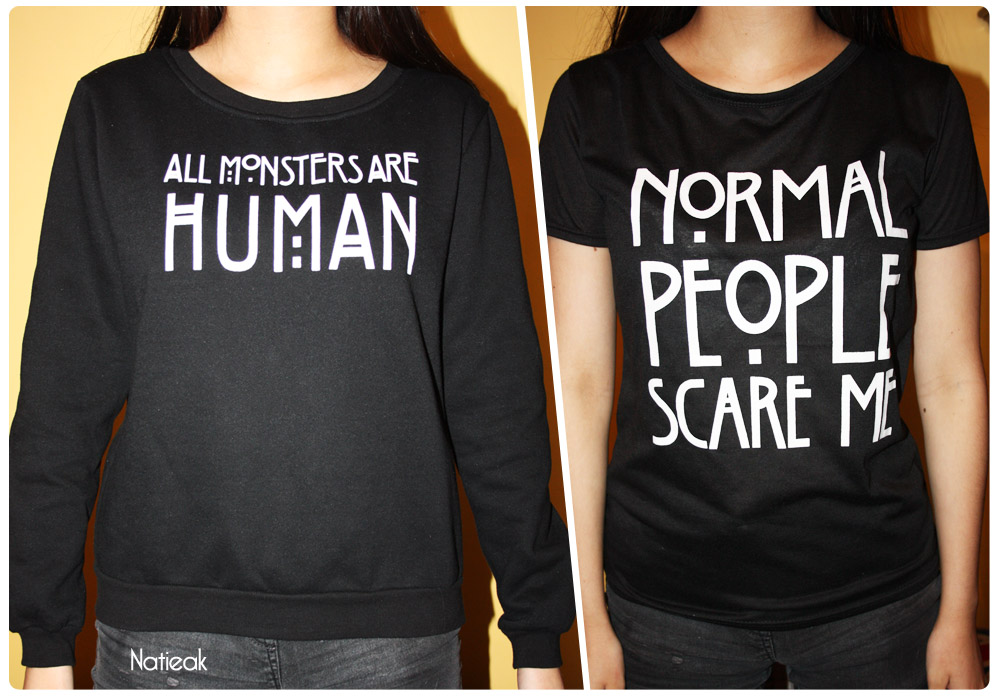 sweet shirt et tee shirt de Romwe