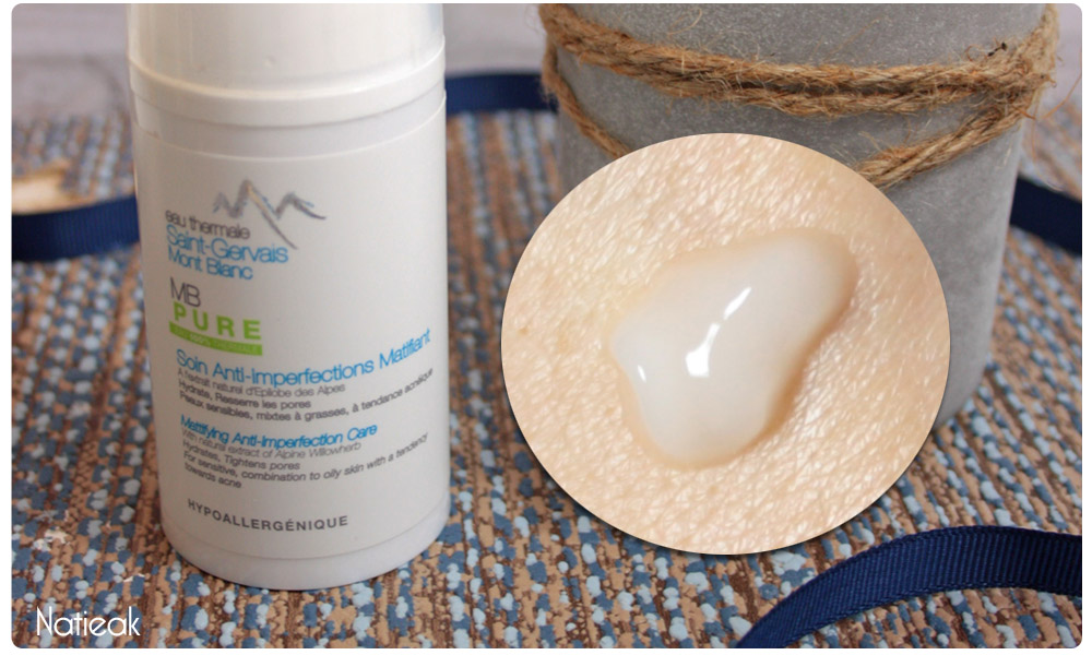 Soin anti imperfections matifiant de Saint-Gervais Mont Blanc