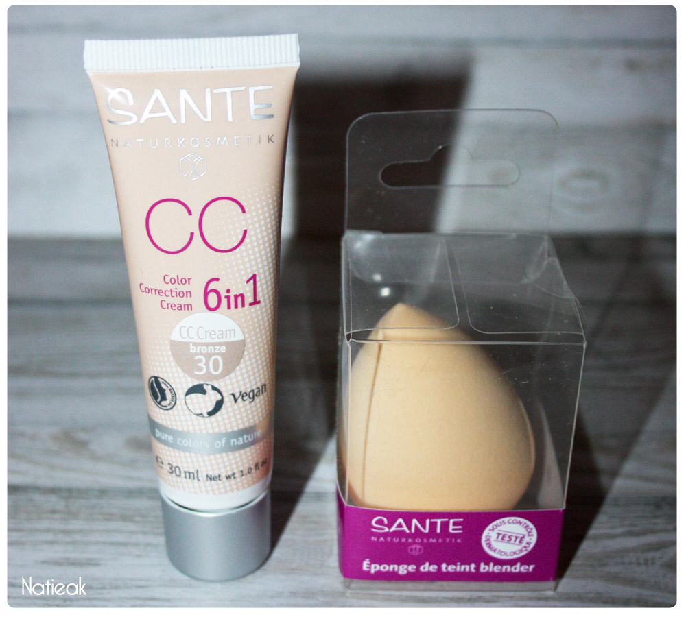 CC cream 6 en 1 et blender éponge de teint de Santé