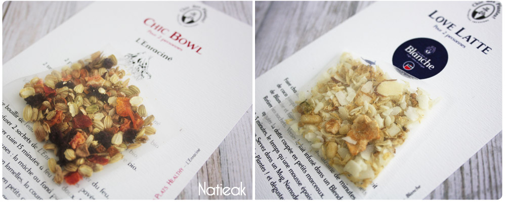 infusions l'enraciné et Blanche de Chic des plantes