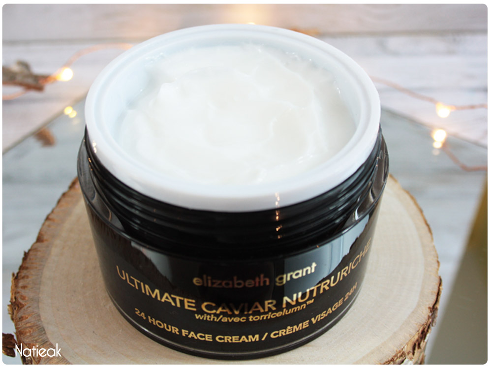 aspect crème visage Ultimate caviar nutruriche de Elizabeth Grant