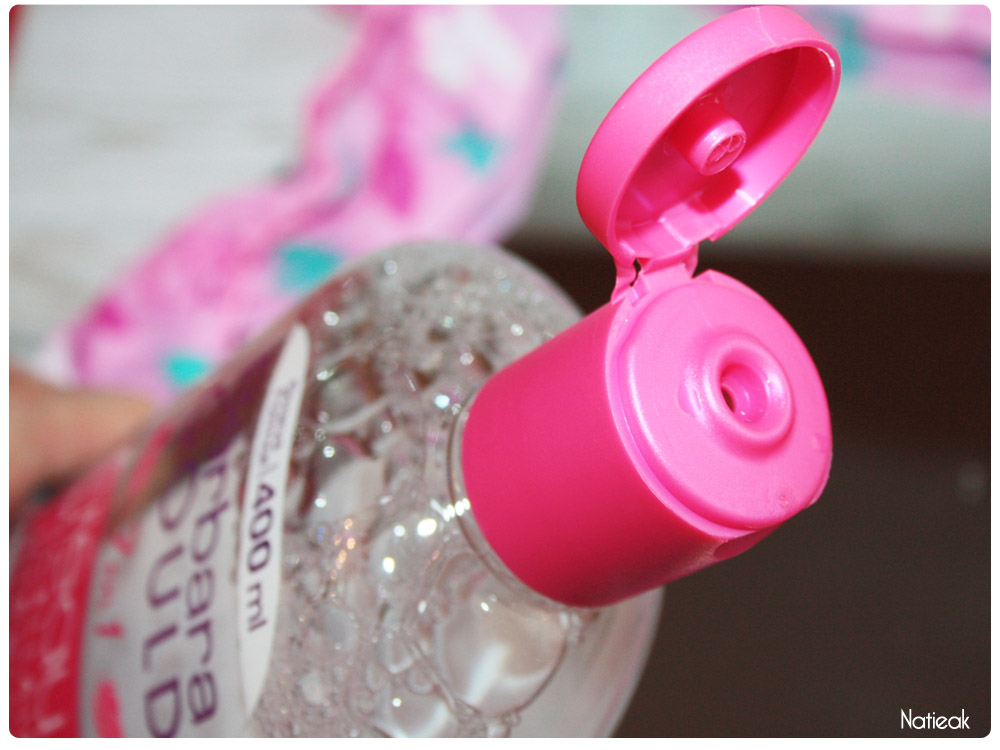 packaging eau micellaire intégrale Barbara Gould