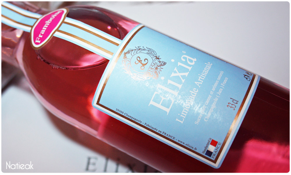 Elixia limonade framboise